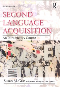 Second Language Acquisition Fourth Edition