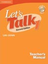 Lets Talk 1 Teachers Manual With CD (Second Edition)