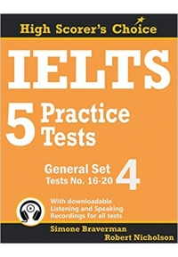 IELTS 5 Practice Tests, General Set 4: Tests No. 16-20