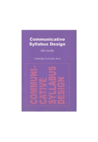 Communicative Syllabus Design