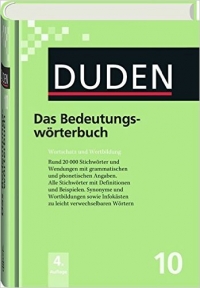 Duden das bedeutungs wörterbuch band 10