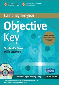 Objective Key student and work book for school+2 CD Second edition