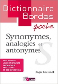 Synonymes analogies et antonymes