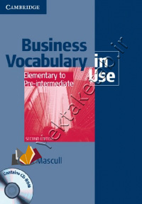 Business Vocabulary in Use Elementary to Pre-intermediate 2nd Edition