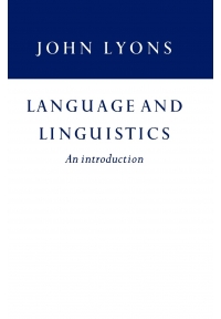 Language and Linguistics An Introduction