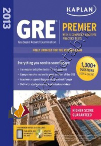 Kaplan GRE Premier 2013