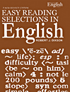 Easy Reading Selection In English