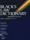 Blacks Law Dictionary Third Pocket Edition