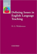 Defining Issues in English Language Teaching