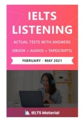 IELTS Listening Actual Tests and Answers (March –June 2021) + Audio