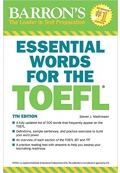 Essential Words for the TOEFL 7th Edition