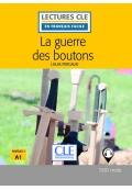 La guerre des boutons - Niveau 1/A1 - Lecture CLE en Français Facile – Livre + CD