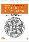 Halliday’s Introduction to Functional Grammar 4th Edition