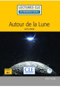 Autour de la lune - Niveau 1/A1 - Lecture CLE en français facile – Livre + CD
